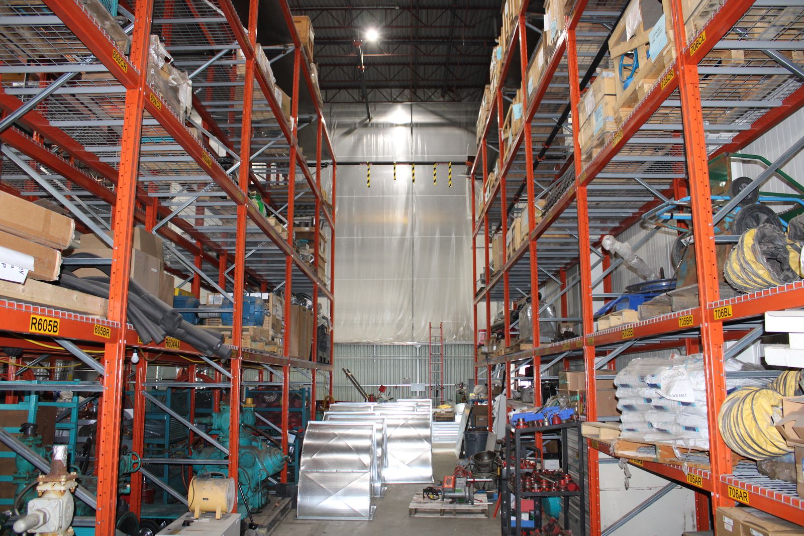 Cold storage and packing facility